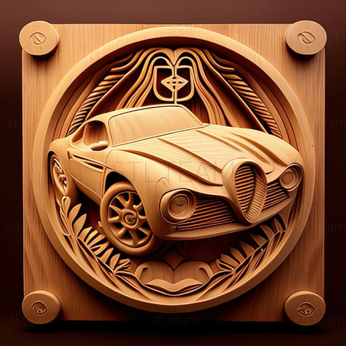 3D model Alfa Romeo 90 (STL)